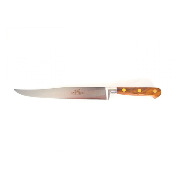 SABATIER black walnut Sarlat block and 5 Périgord kitchen knives