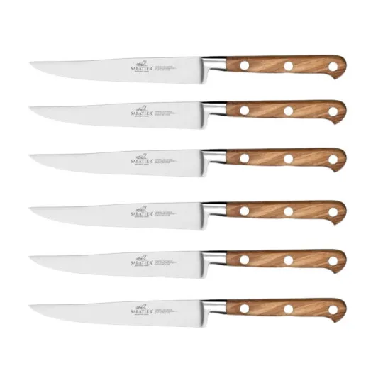 SABATIER Ideal wooden steak knife - 3 finishes
