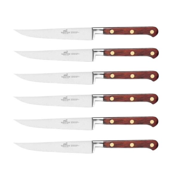 SABATIER Ideal wooden steak knife - 3 finishes