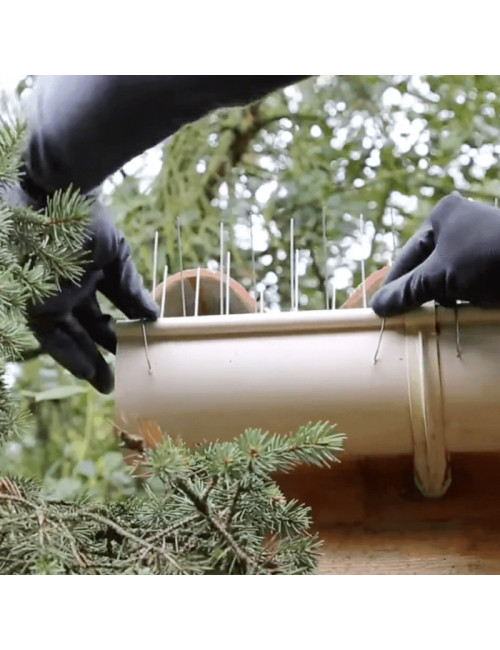 Oisipic anti-volatile picks for gutter with bead in straight position - 4 sizes