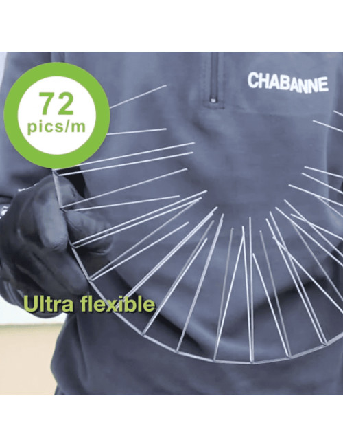 Oisipic anti-volatile picks for gutter with bead in straight position - 4 sizes