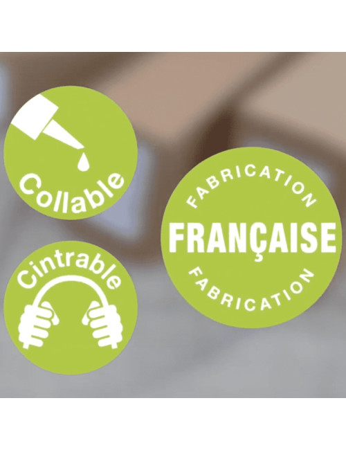 Oisipic anti-volatile picks for gutter with bead in interior position - 4 sizes