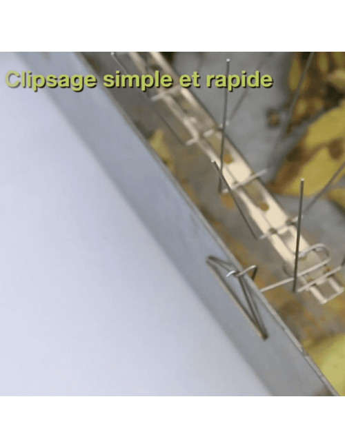 Oisipic anti-volatile picks for gutter without bead - 4 sizes