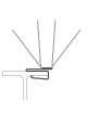 Oisipic anti-volatile picks for IPN beam - 4 sizes