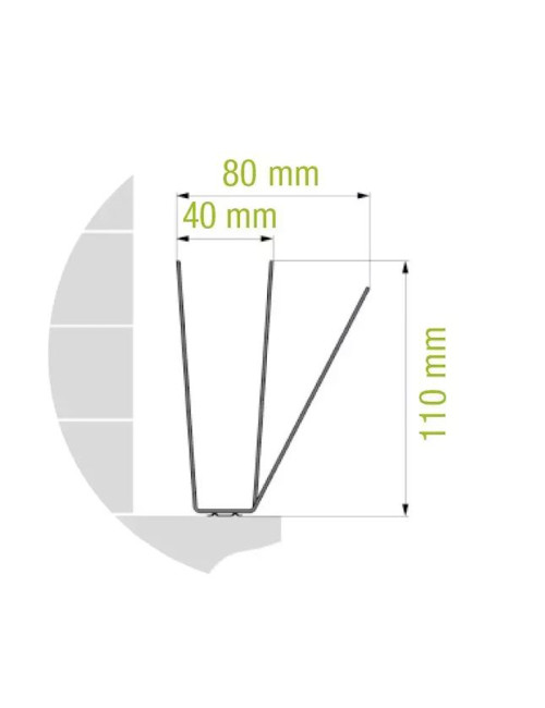 Oisipic anti-volatile picks for IPN beam - 4 sizes
