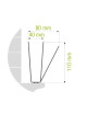 Oisipic anti-volatile picks for IPN beam - 4 sizes