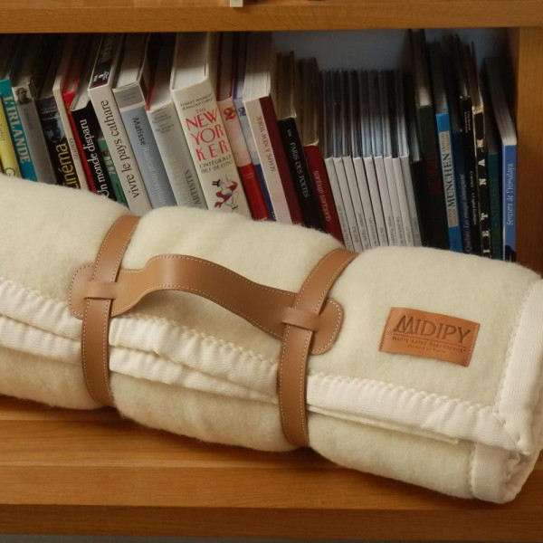 Midipy Ivory Plaid High Virgin Wool