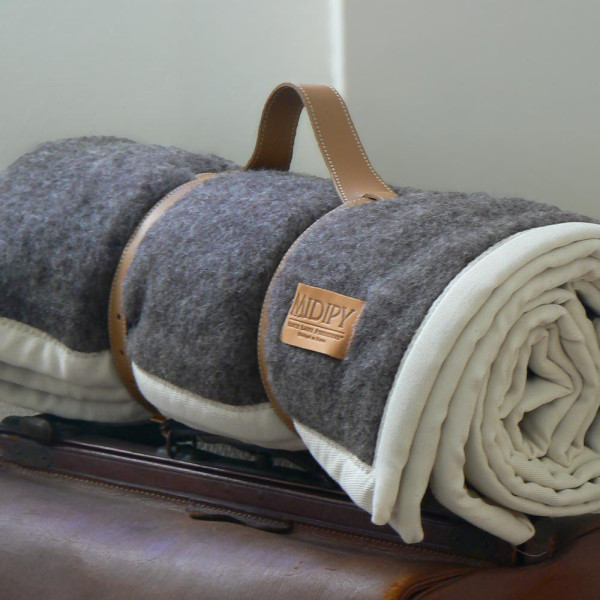 Midipy grey High Virgin Wool Blanket