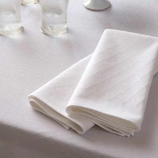 Le Jacquard Français x Wilmotte 4 Club cotton linen napkins - 4 colors
