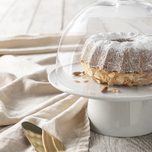 Cake display box 25cm Modulo White Degrenne