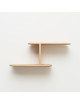 Drugeot Manufacture Téhème Duo solid oak shelf - 2 shades