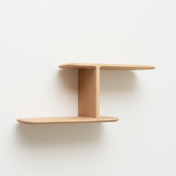Drugeot Manufacture Téhème Duo solid oak shelf - 2 shades