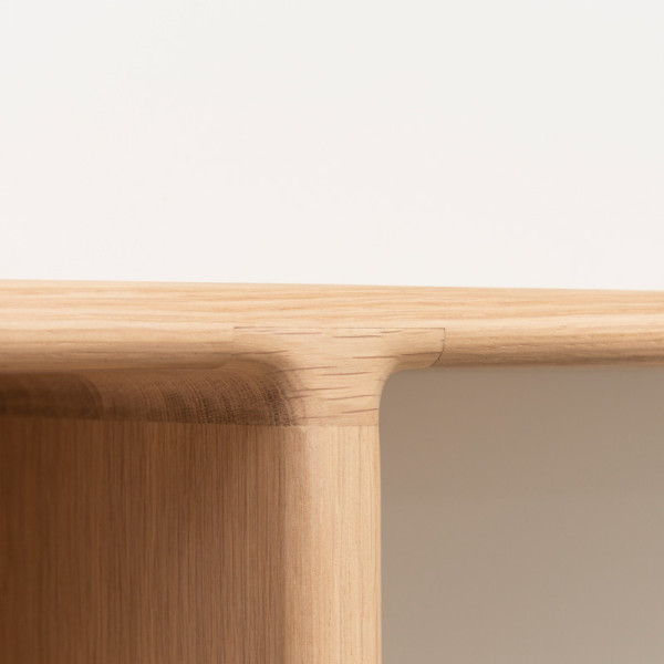 Drugeot Manufacture Téhème Duo solid oak shelf - 2 shades