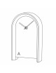 Drugeot Manufacture Arc solid oak clock - 14 colors
