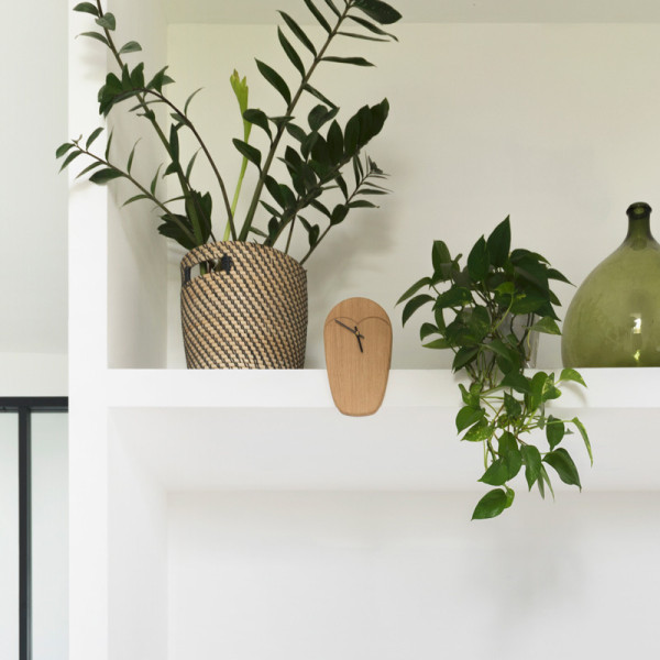 Drugeot Manufacture Hibou Owl Clock solid oak - 2 shades