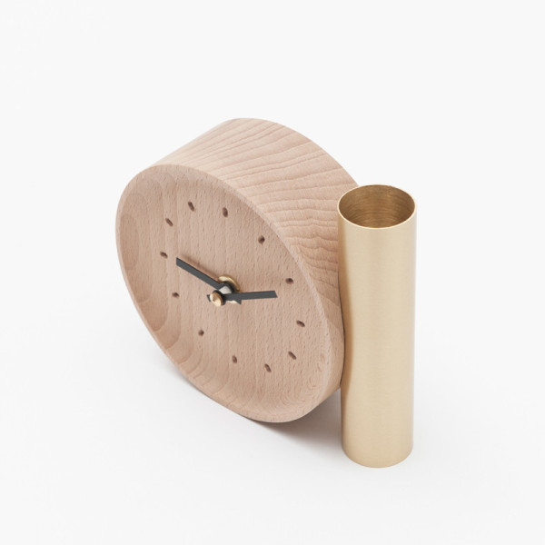 Drugeot Manufacture Tik Tok solid beech clock - 2 shades