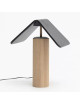 Drugeot Manufacture Cabane solid oak table lamp - 14 colors 2 finishes