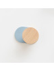Drugeot Manufacture Ombre solid oak coat hook - 6 colors 2 finishes