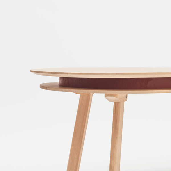 Drugeot Manufacture Fixed dining table Parati solid oak - 3 sizes 14 colors 2 finishes