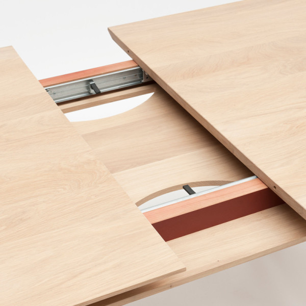 Drugeot Manufacture Parati extendable dining table solid oak - 2 sizes 14 colors 2 finishes