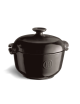 EMILE HENRY ceramic rice casserole cocotte dish charcoal