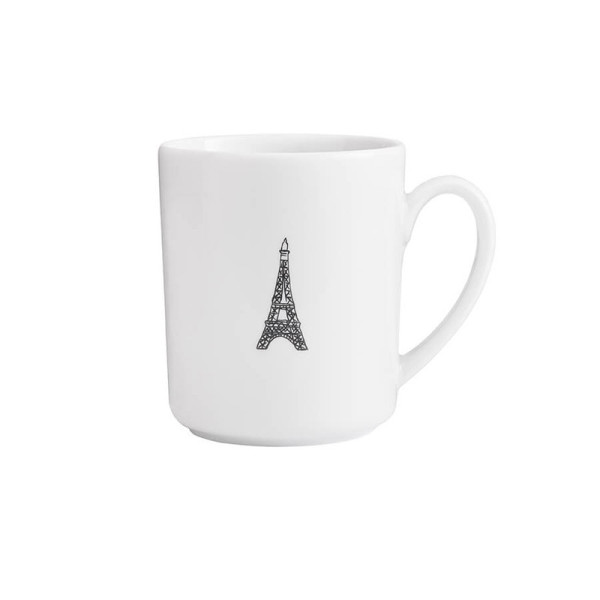 DEGRENNE porcelain mug Tour 30cl