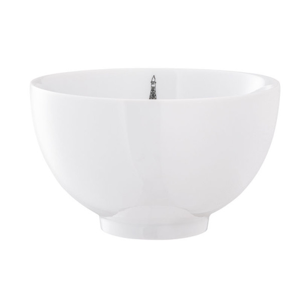 DEGRENNE Set of 6 Tour porcelain bowls