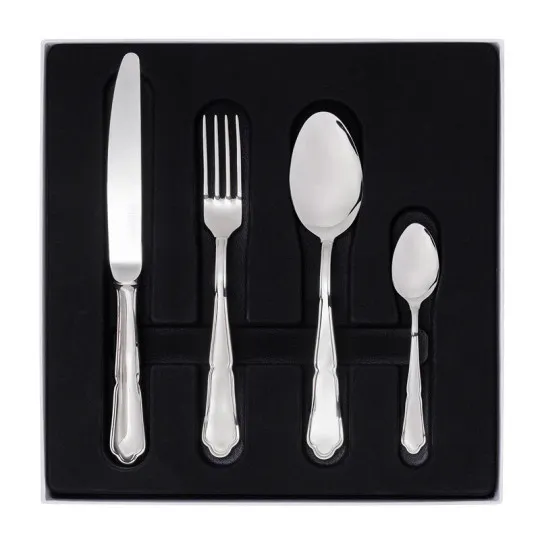 24 pieces of cutlery GUY DEGRENNE Contour goldsmith handle