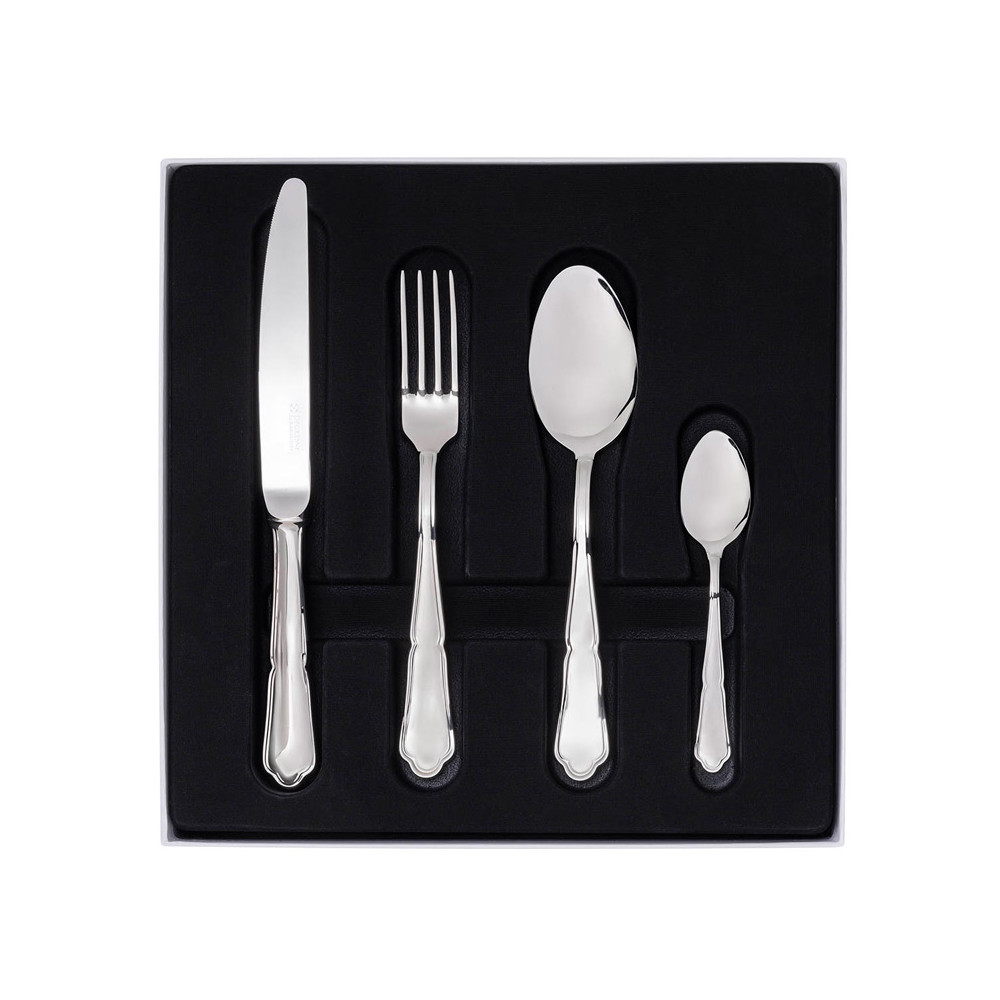 Guy Degrenne カトラリーセット 24点 DEGRENNE 24 cutlery Contour goldsmith handle