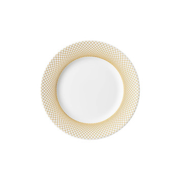 DEGRENNE 6 Graphic Classic gold plates - 7 sizes