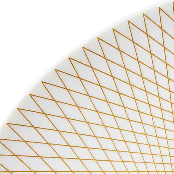 DEGRENNE 6 Graphic Classic gold plates - 7 sizes