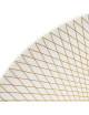 DEGRENNE 6 Graphic Classic gold plates - 7 sizes