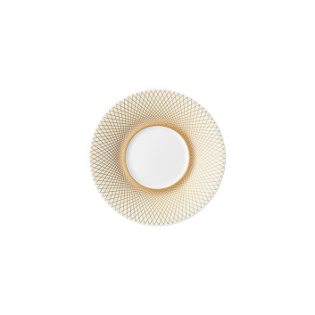 DEGRENNE 6 saucers Classic gold graphic - 3 sizes