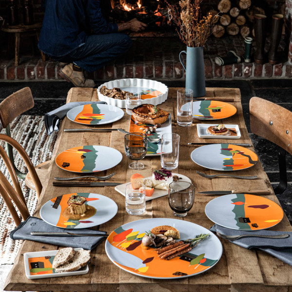 DEGRENNE Destination Forêt porcelain dishes - 3 sizes