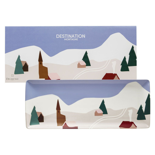 DEGRENNE Destination Montagne porcelain dishes - 2 sizes