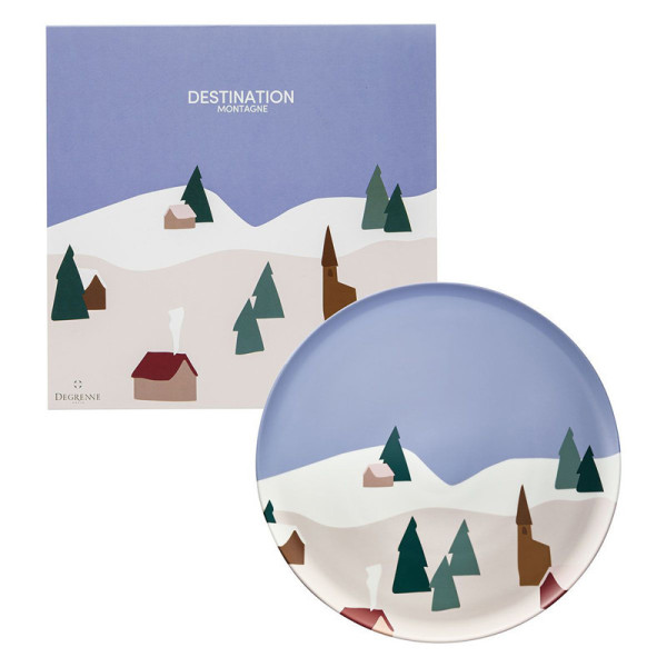 DEGRENNE Destination Montagne porcelain dishes - 2 sizes