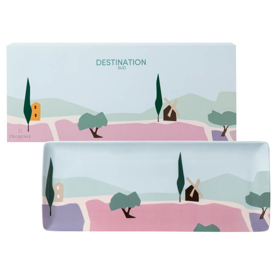 DEGRENNE Destination sud porcelain dishes - 2 sizes