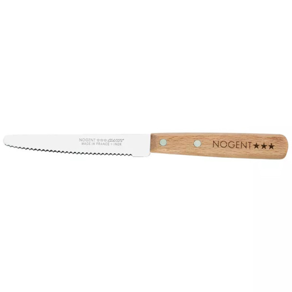NOGENT Table Knife with Wooden Handle - 3 Finishes
