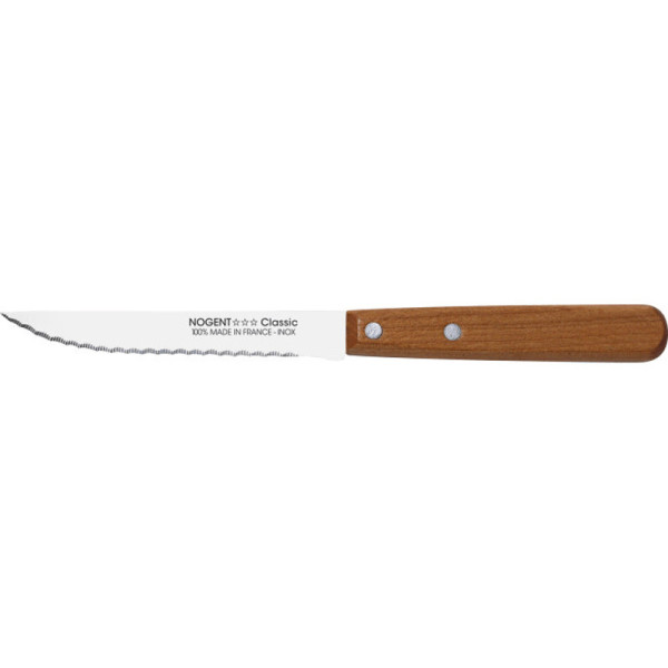 NOGENT Steak Knife with Wooden Handle - 5 Finishes
