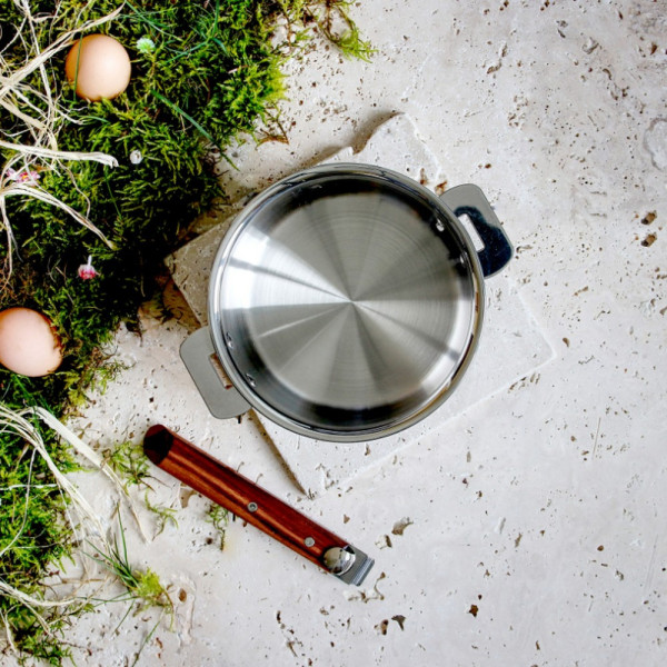 Cristel Casteline removable stainless steel graduated saucepan - 4 sizes