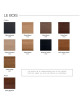 Dasras Buzz bench oak or walnut wood - 10 finishes 3 sizes