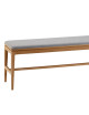 Dasras Buzz bench wood and fabric - 19 finishes 3 sizes