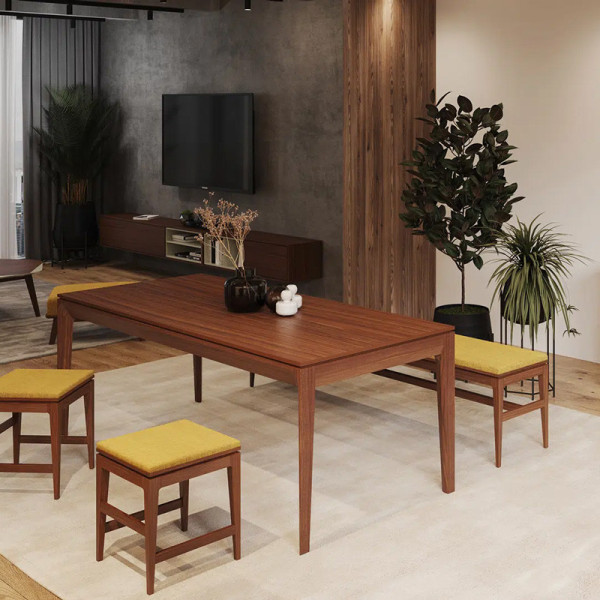 Dasras Buzz bench wood and fabric - 19 finishes 3 sizes