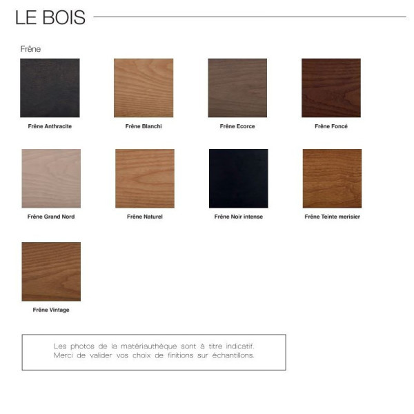 Dasras Buzz bench wood and fabric - 19 finishes 3 sizes