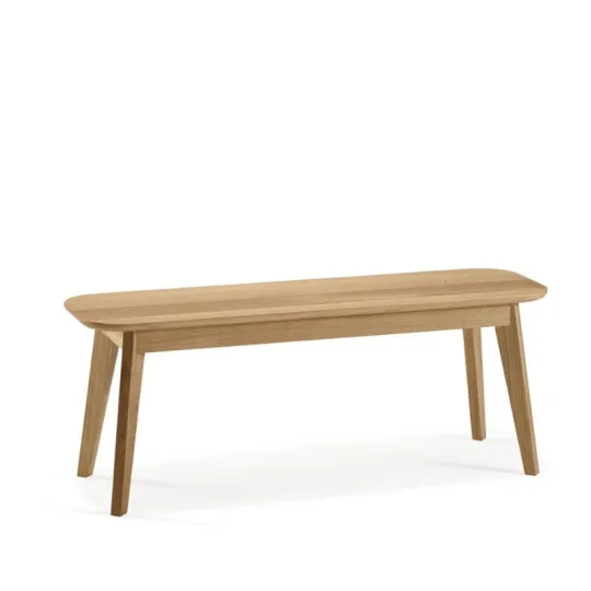 Dasras Oak Wood Snack Bench - 9 finishes 3 sizes