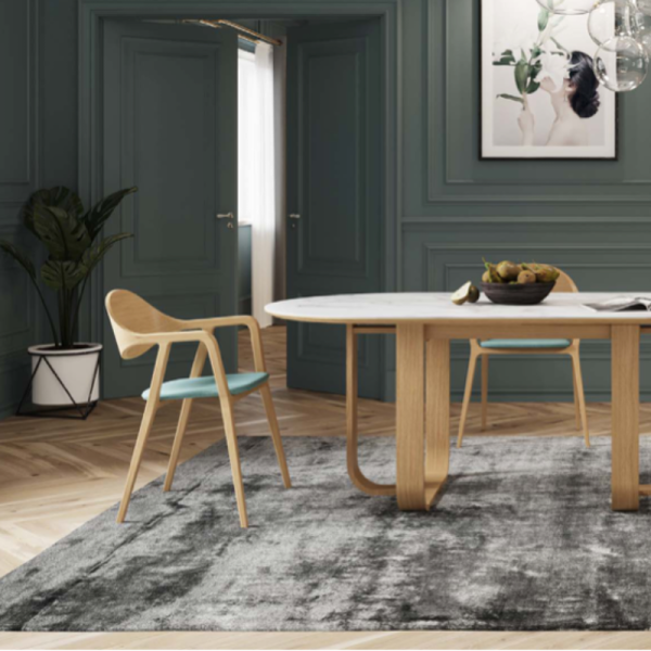 Dasras Eden chair in oak, walnut or ash wood - 19 finishes