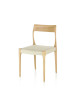 Dasras Zélie chair in ash wood and fabric - 9 finishes