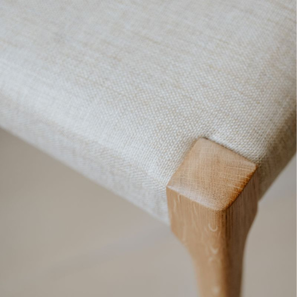 Dasras Zélie chair in ash wood and fabric - 9 finishes