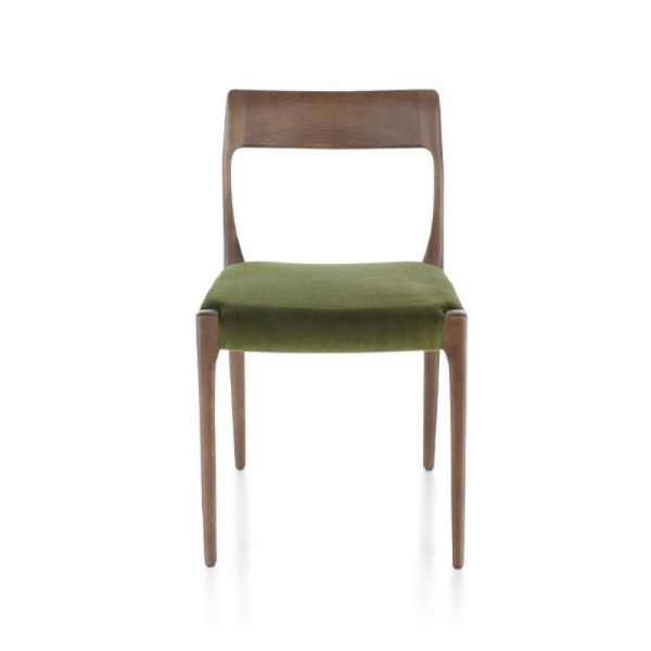 Dasras Zélie chair in ash wood and fabric - 9 finishes