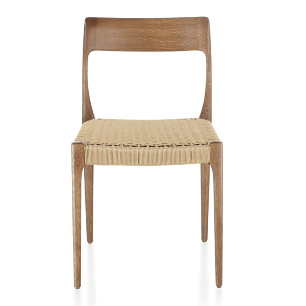 Dasras Zélie chair in ash wood and fabric - 9 finishes